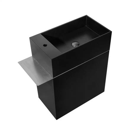 Artificial stone pillar basin