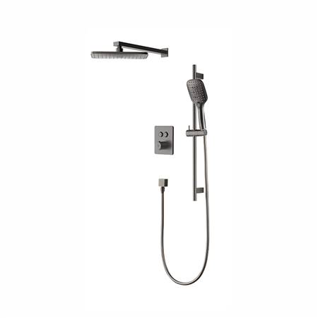 Thermostatic dual function concealed showerhead (wall out)